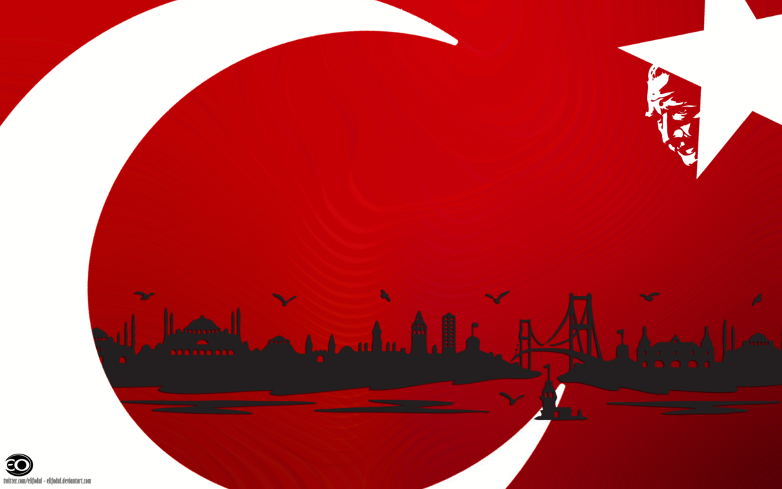 turkiye wallpaper,red,flag,circle,graphic design,illustration