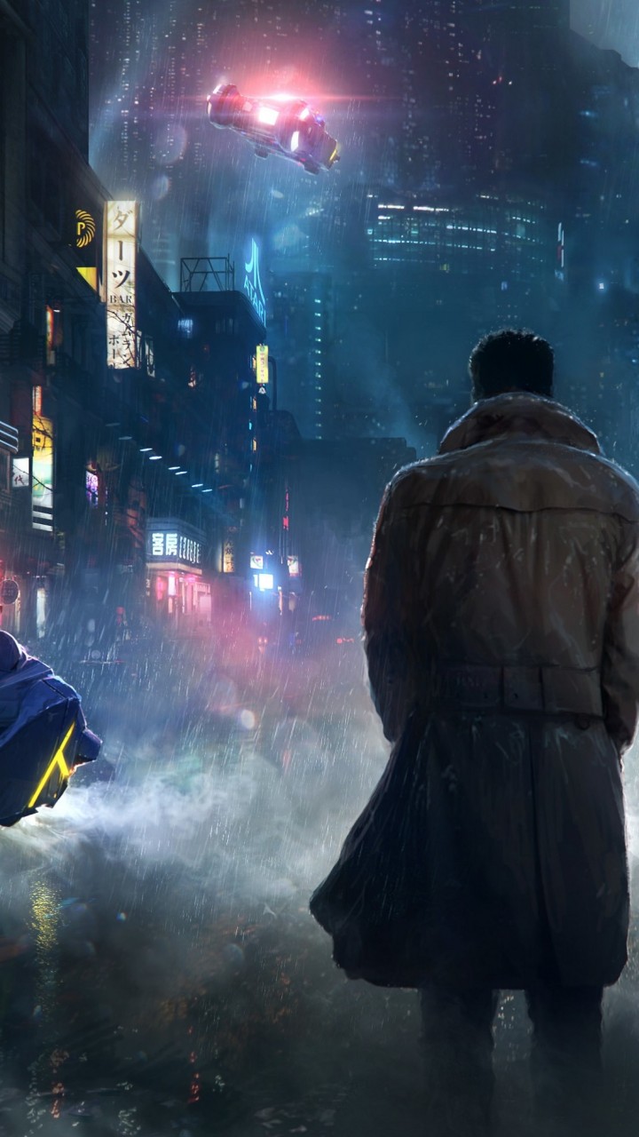 blade runner iphone wallpaper,batman,winter storm,fictional character,blizzard,rain