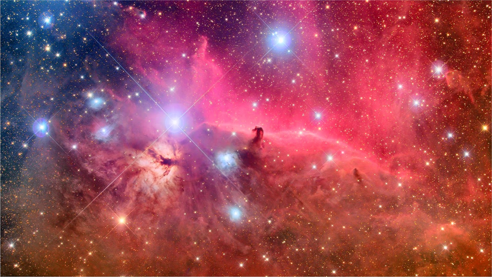 carta da parati nebulosa 1920x1080,nebulosa,oggetto astronomico,rosa,universo,cielo
