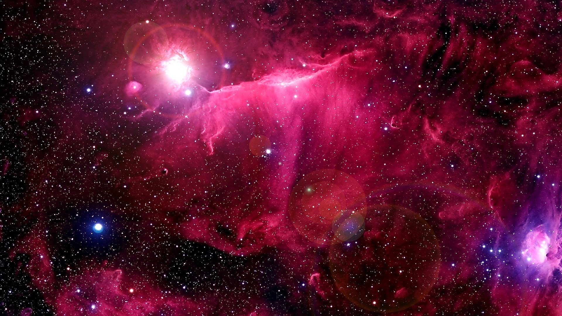nebula wallpaper 1920x1080,nebula,outer space,pink,astronomical object,celestial event