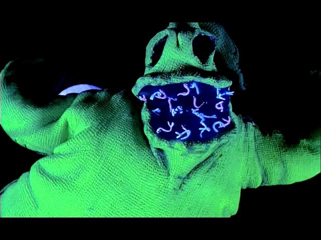 oogie boogie wallpaper,green,organism,animation,photography,personal protective equipment