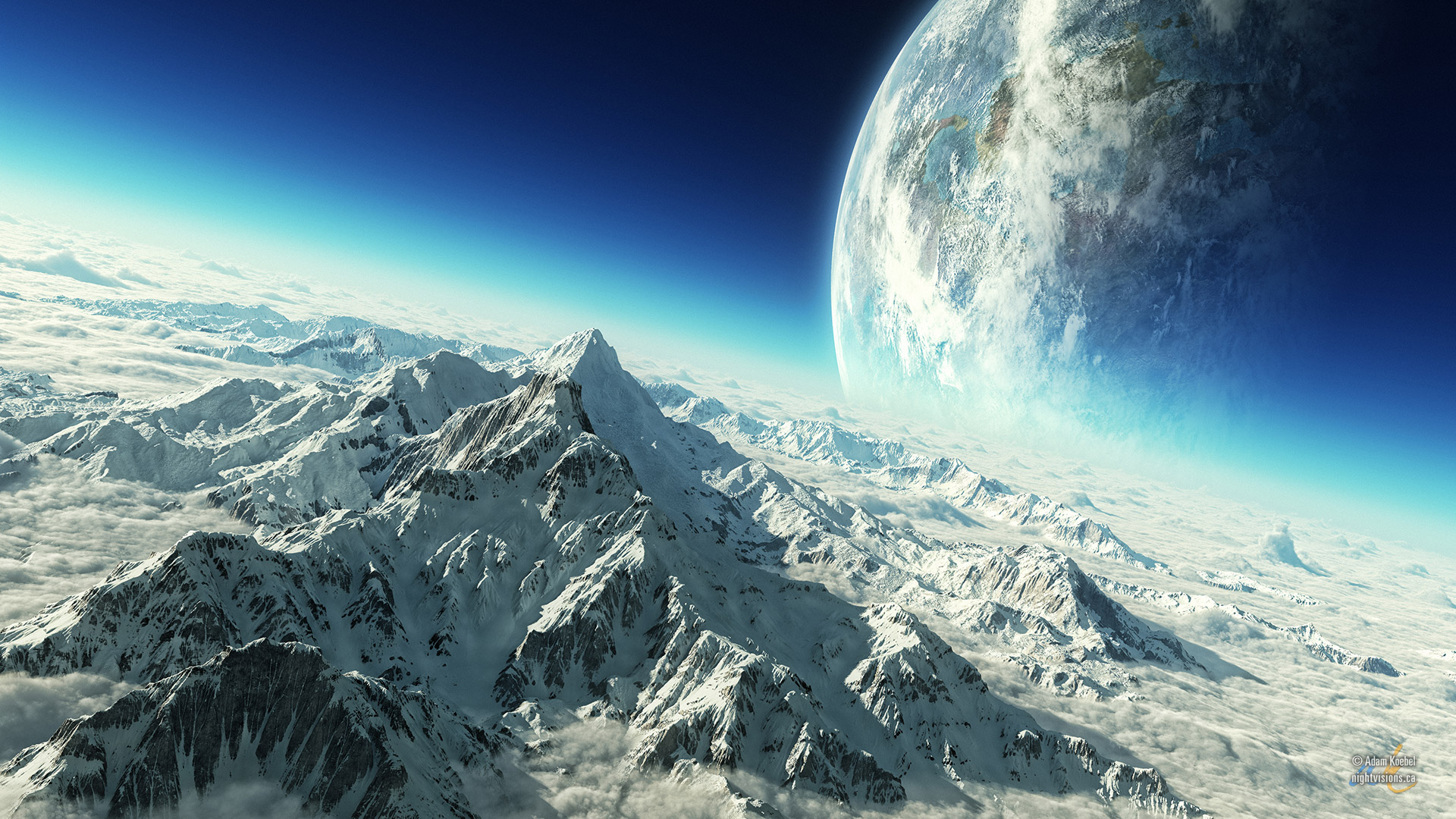 high definition space wallpaper,himmel,atmosphäre,natur,weltraum,berg