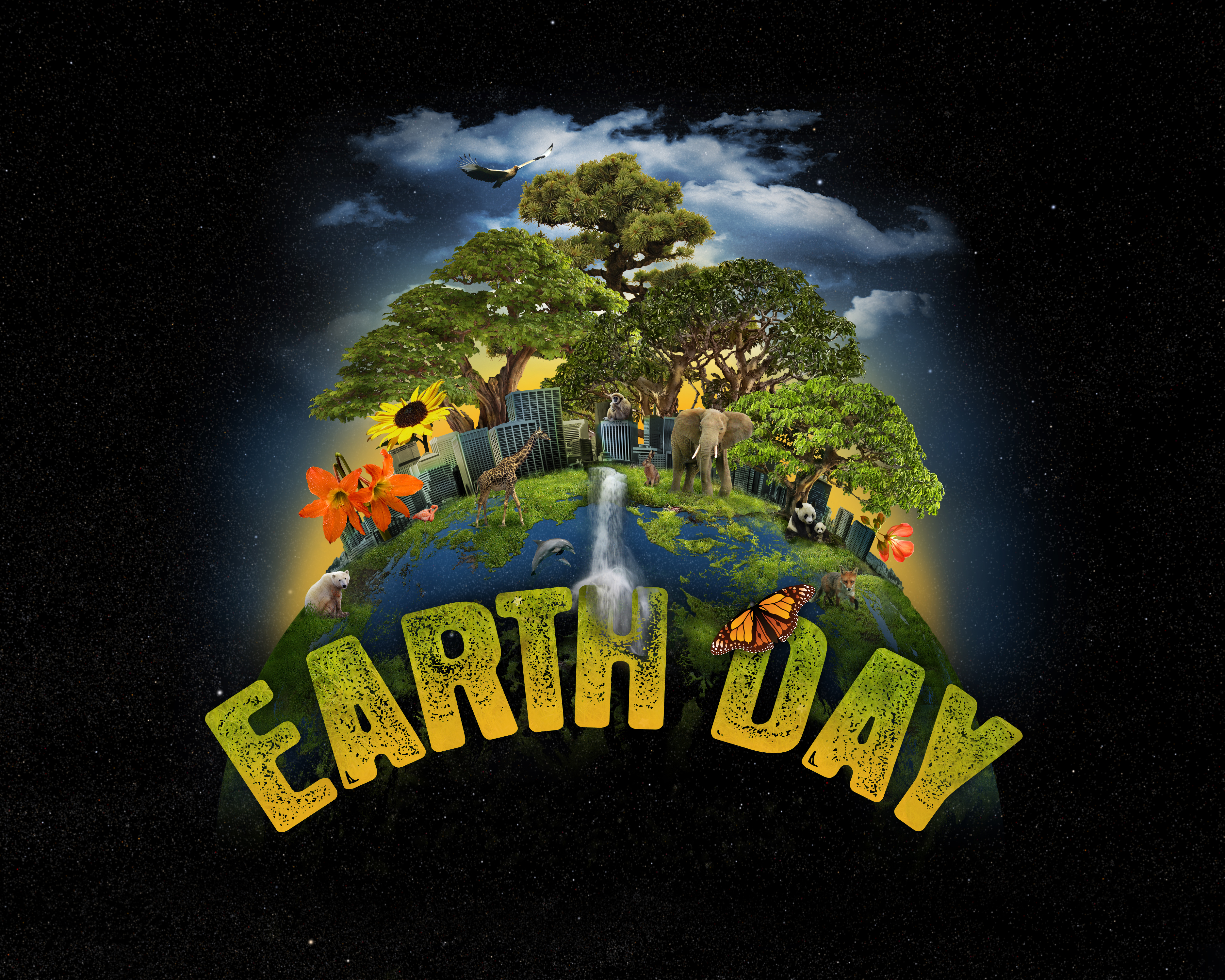 earth day wallpaper,text,logo,font,world,poster