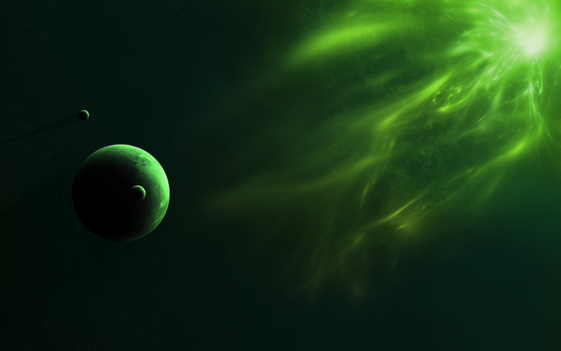 green space wallpaper,green,nature,space,astronomical object,atmosphere