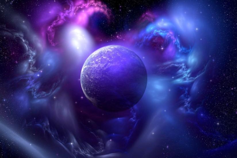 real space wallpaper,outer space,astronomical object,purple,atmosphere,planet