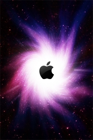 apple space wallpaper,himmel,atmosphäre,astronomisches objekt,violett,weltraum