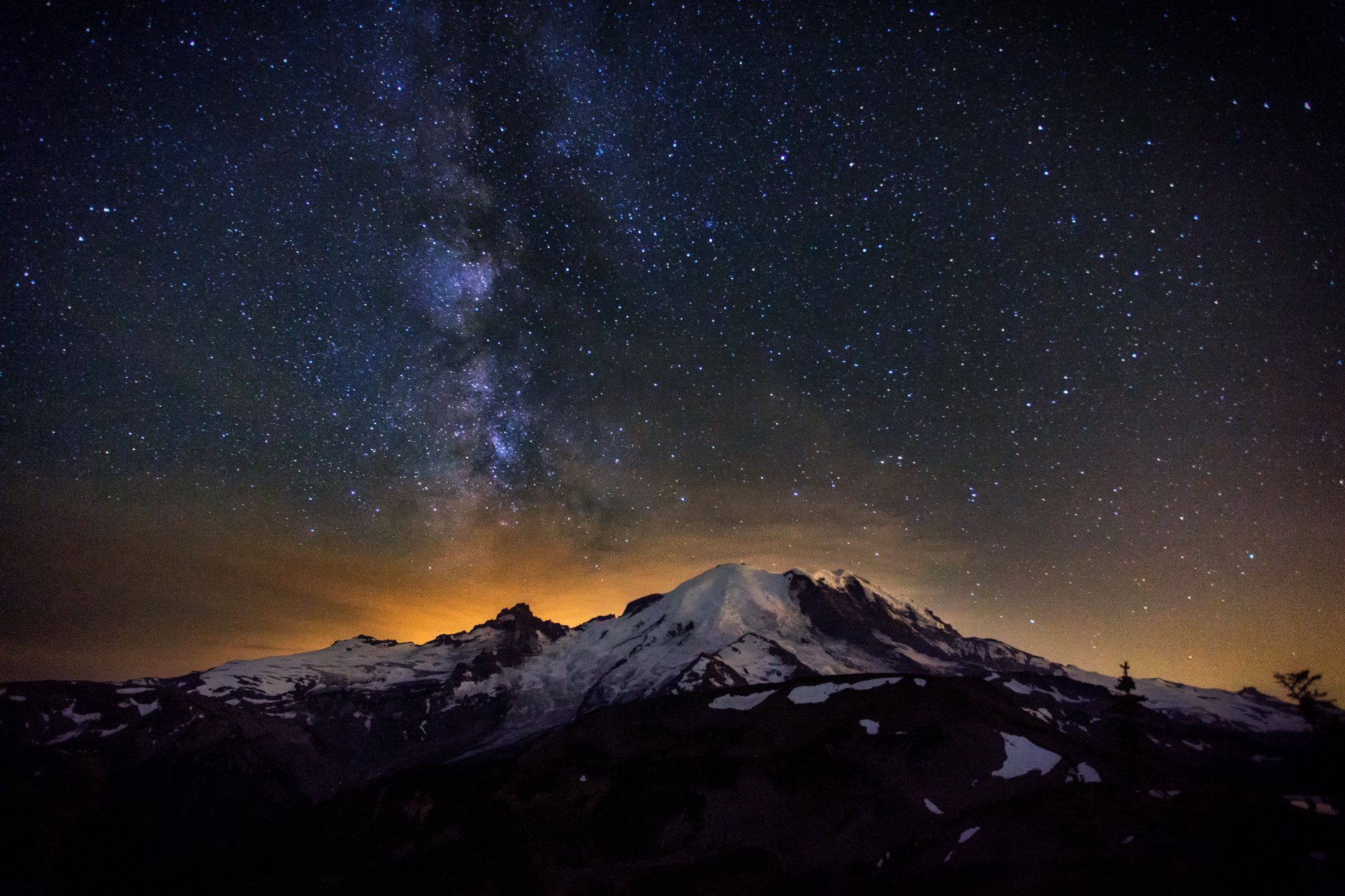 via lattea hd wallpaper,cielo,natura,montagna,notte,catena montuosa