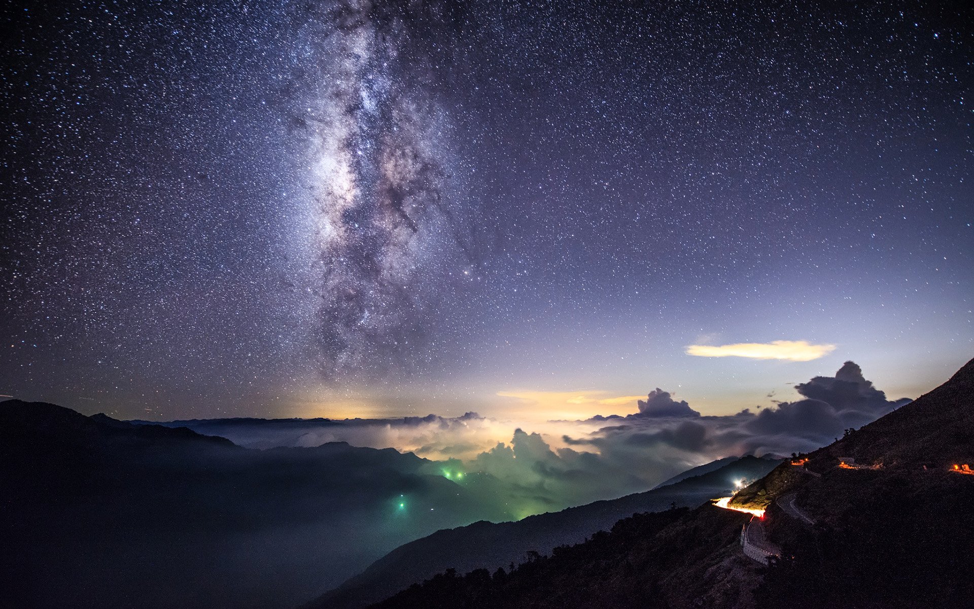 milchstraße hd wallpaper,himmel,atmosphäre,nacht,wolke,astronomisches objekt