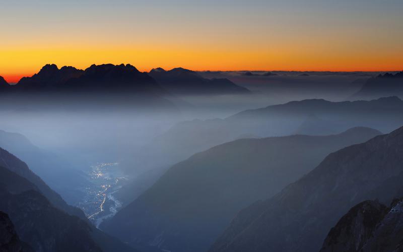 fond d'écran deepin,ciel,montagne,chaîne de montagnes,la nature,crête