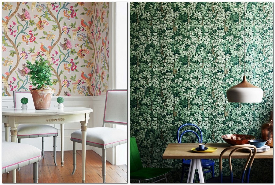 2017 벽지 아이디어,초록,인테리어 디자인,벽지,커튼,방
