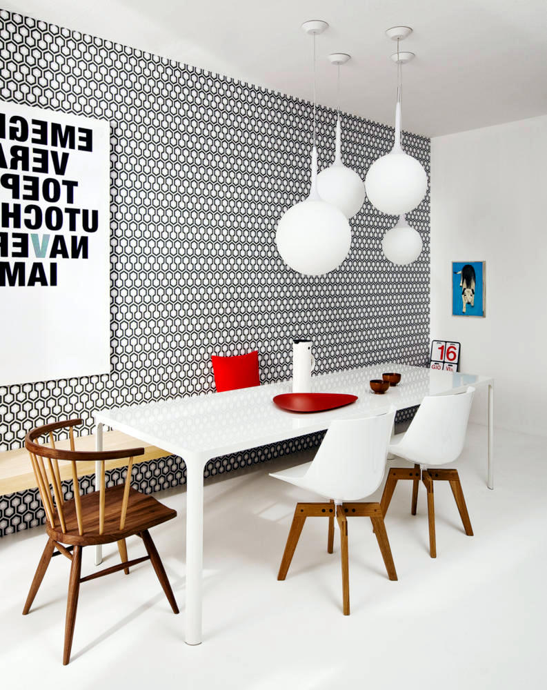 wallpaper for dining room modern,furniture,room,dining room,interior design,table