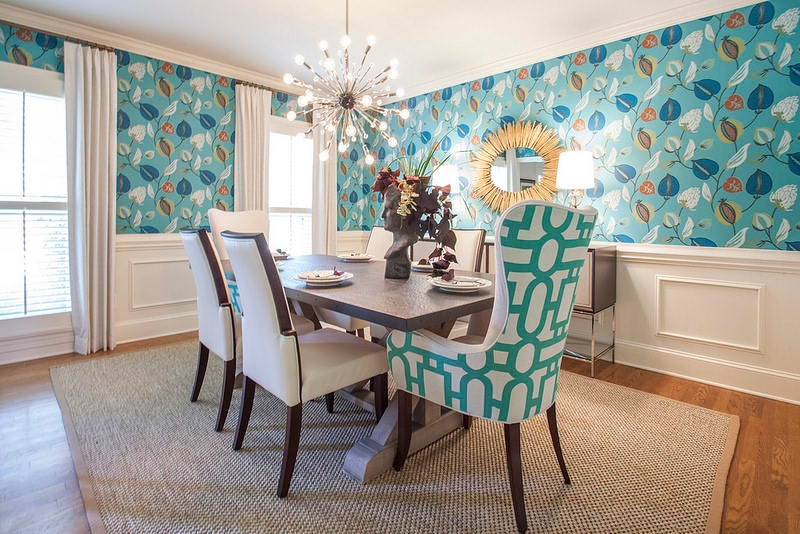 wallpaper for dining room modern,room,property,dining room,furniture,interior design