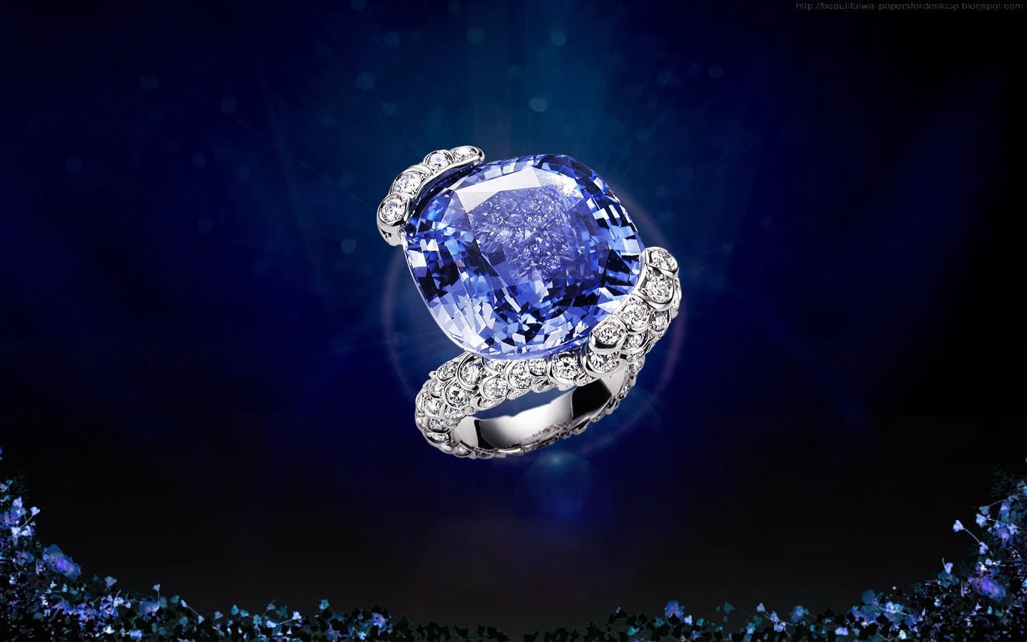 美しいジュエリーの壁紙,青い,ダイヤモンド,リング,宝石用原石,コバルトブルー