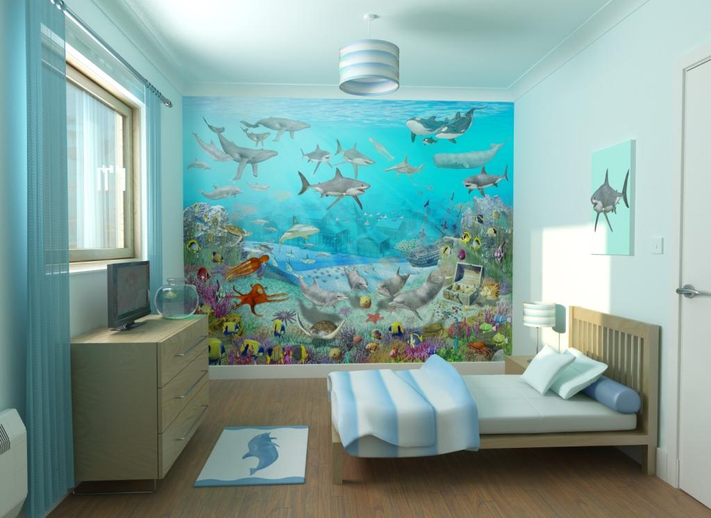 Bedroom Wallpaper - Ocean Themed Bedrooms- WallpaperUse