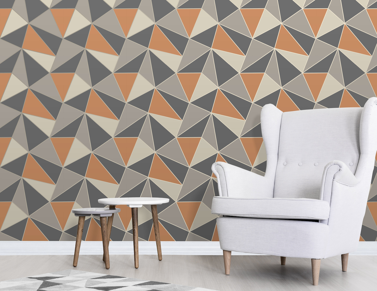 burnt orange wallpaper uk,wall,wallpaper,orange,furniture,room (#293104