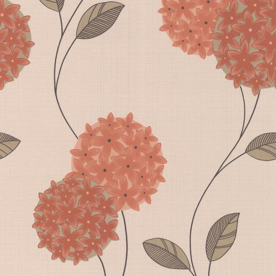 fondo de pantalla de naranja y crema,flor,rosado,planta,planta floreciendo,hortensia