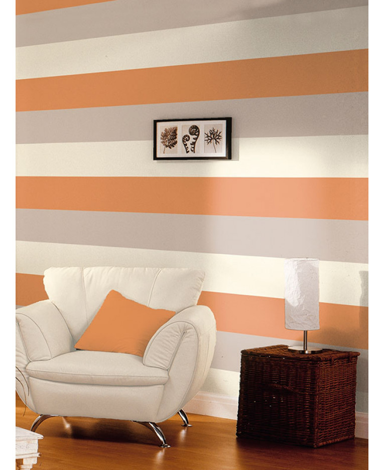 orange and cream wallpaper,orange,room,wall,furniture,brown