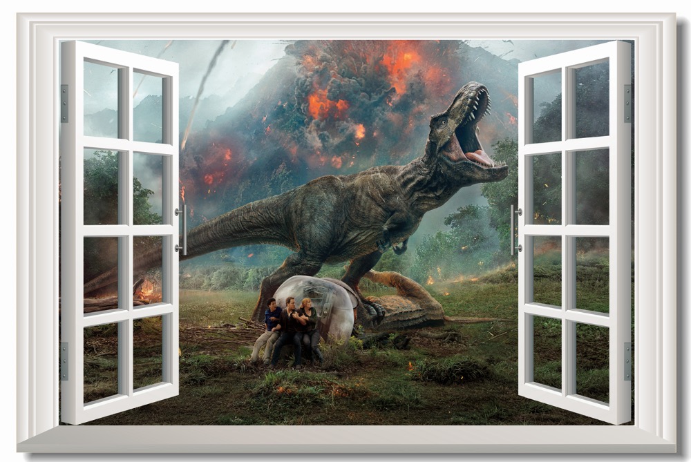 papier peint dinosaure pour la chambre,dinosaure,tyrannosaure,produit,cadre de l'image,la peinture