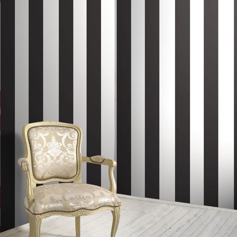 black white striped wallpaper,wallpaper,wall,chair,furniture,room