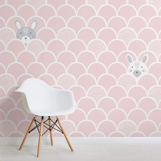 baby nursery wallpaper uk,sfondo,parete,rosa,modello,adesivo da parete