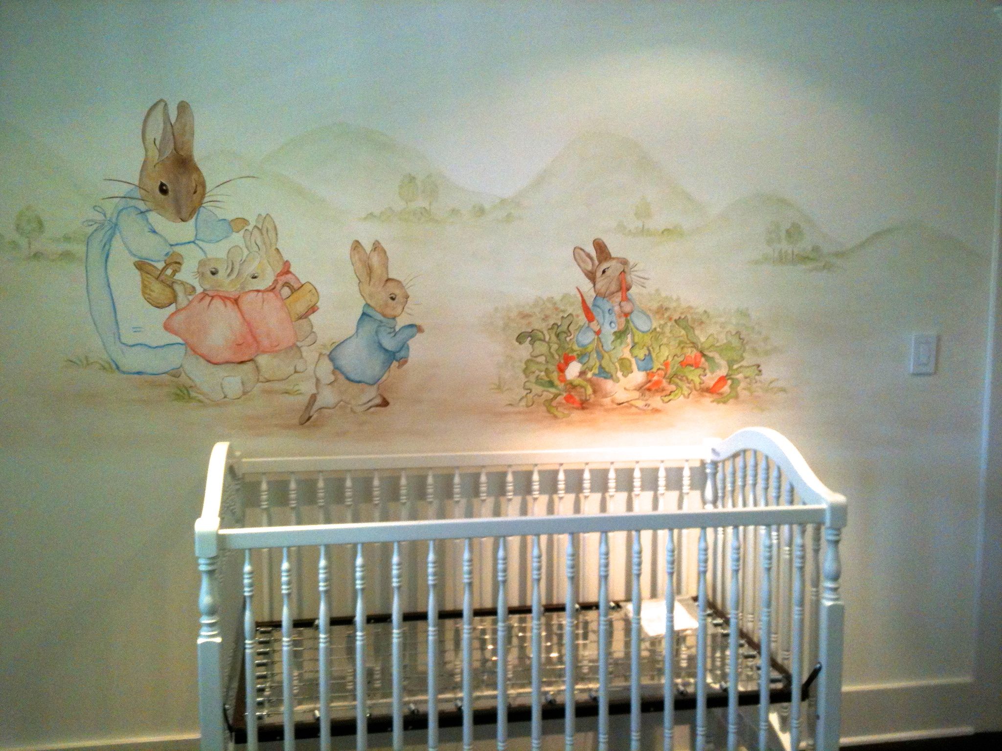赤ちゃん保育園の壁紙英国,製品,幼児ベッド,保育園,ルーム,ベッド