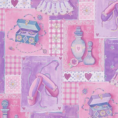 赤ちゃん保育園の壁紙英国,ピンク,パターン,パターン,設計,繊維