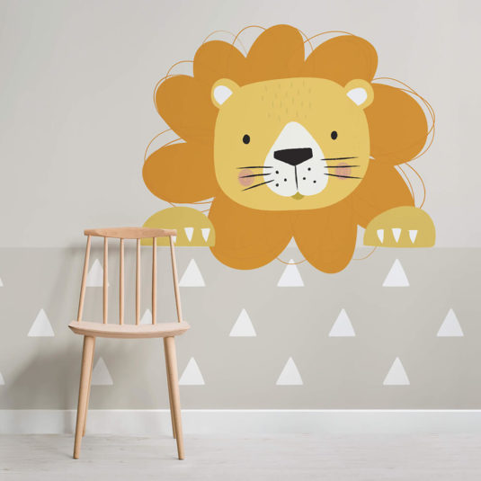 baby nursery wallpaper uk,parete,adesivo da parete,giallo,camera,mobilia