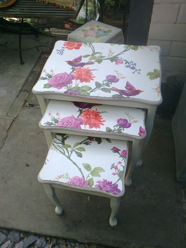 decoupage wallpaper,furniture,pink,table,textile,plant (293691) WallpaperUse