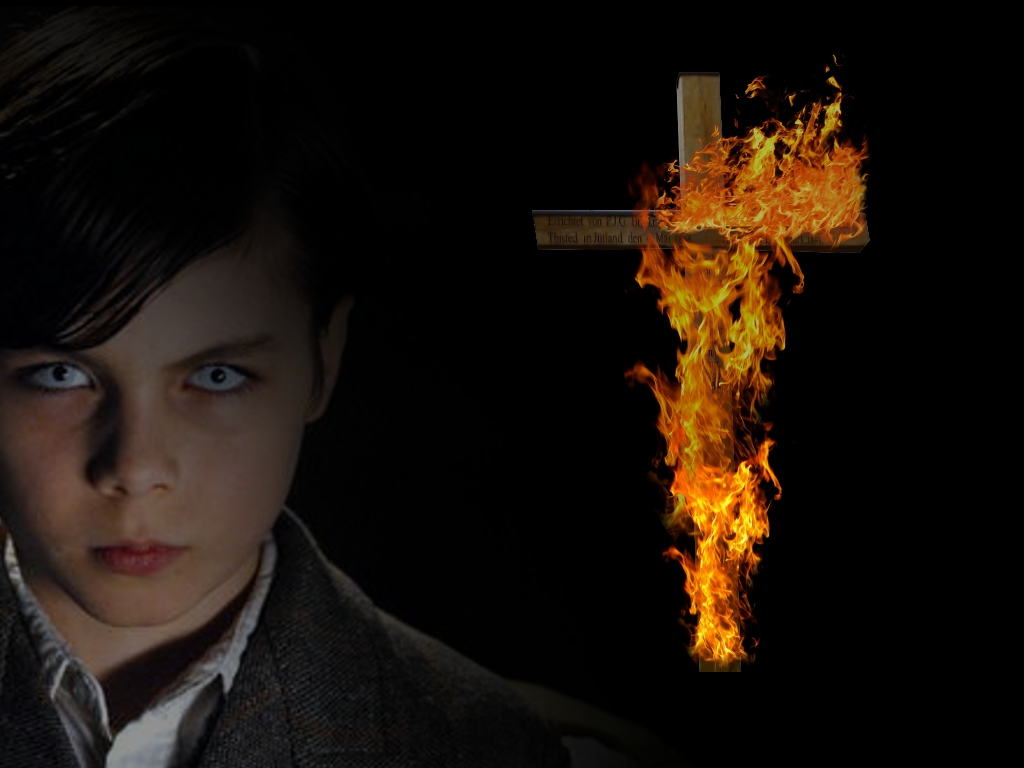 antichrist wallpaper,human,forehead,fire,flame,movie