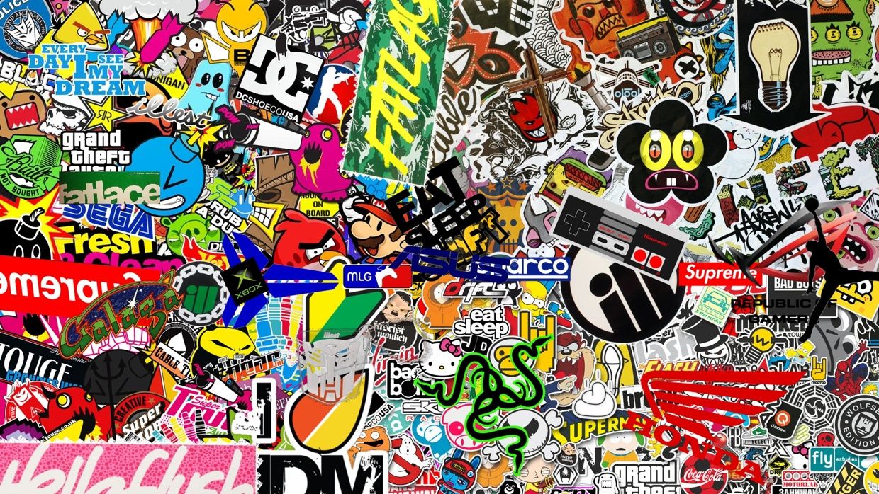 wallpaper stickers for wall,graphic design,art,font,collage,graphics