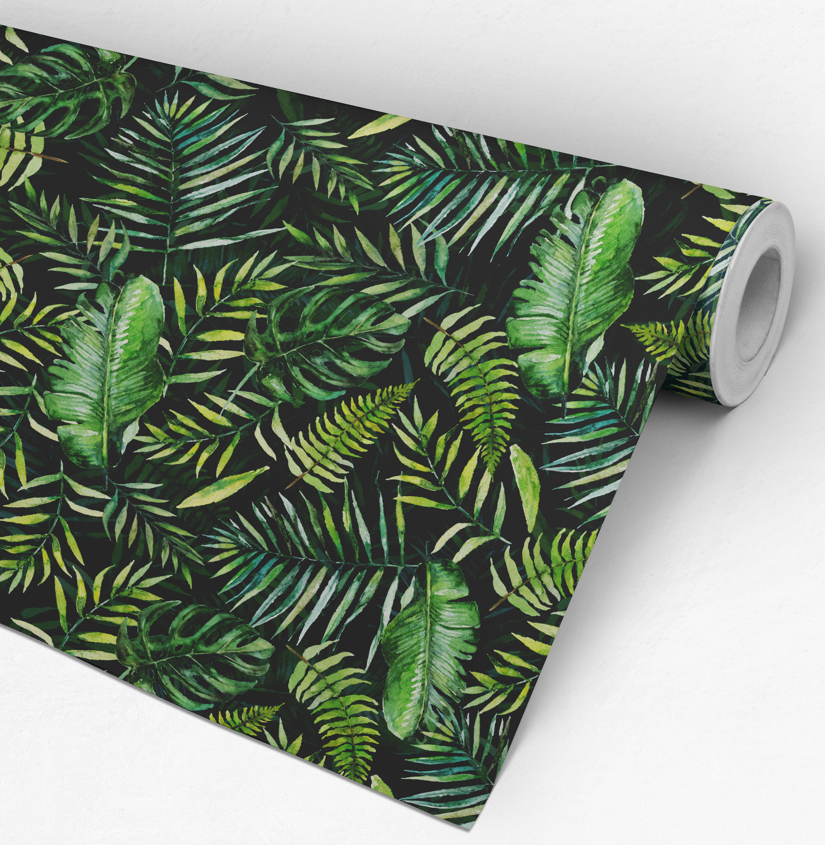 wallpaper stickers for wall,green,leaf,fern,ferns and horsetails,vascular plant