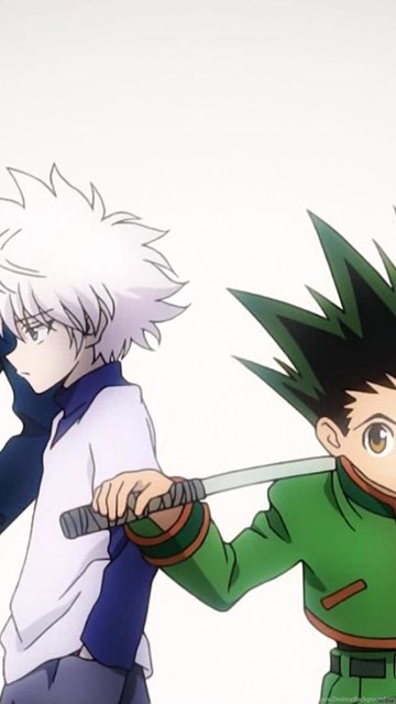 hunter x hunter wallpaper android,cartoon,anime,gesture,illustration,fictional character