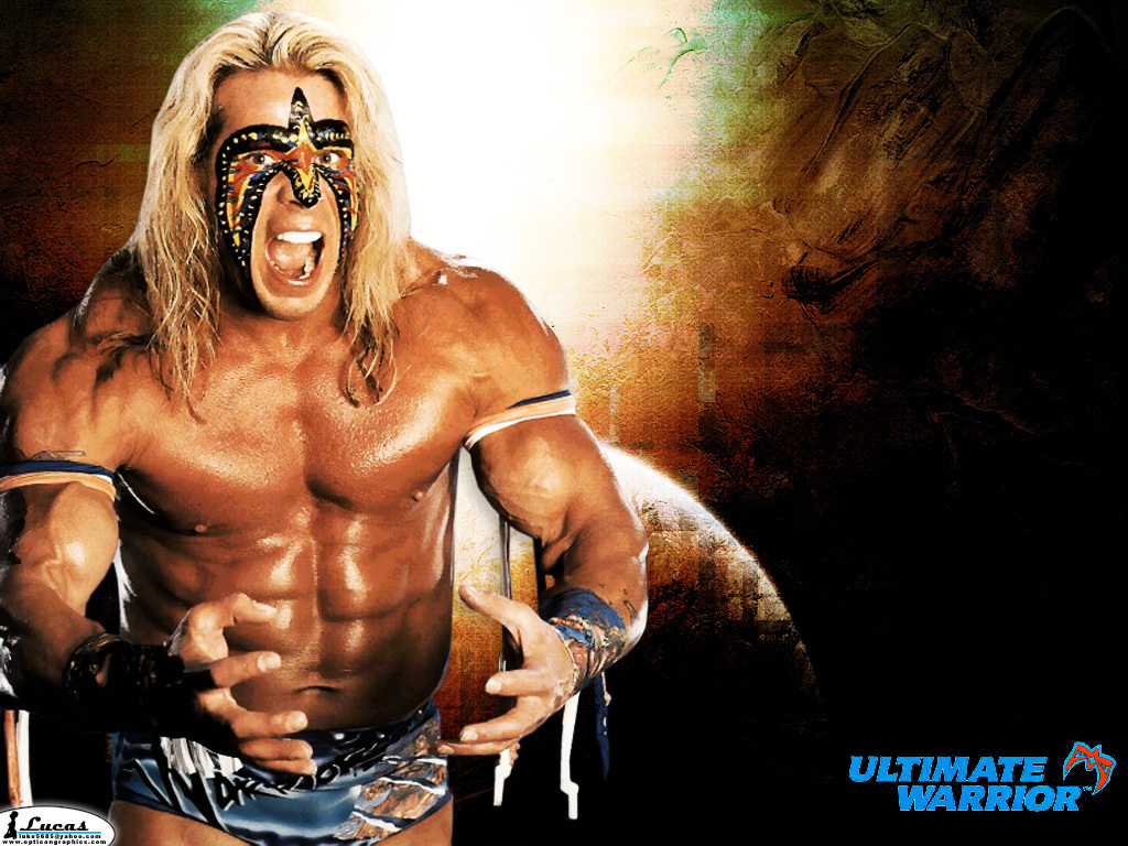 ultimate warrior wallpaper,professional wrestling,wrestler,muscle,wrestling,barechested