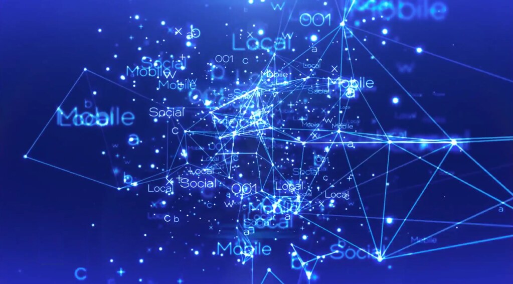 hintergrundbild des sozialen netzwerks,blau,wasser,linie,licht,himmel