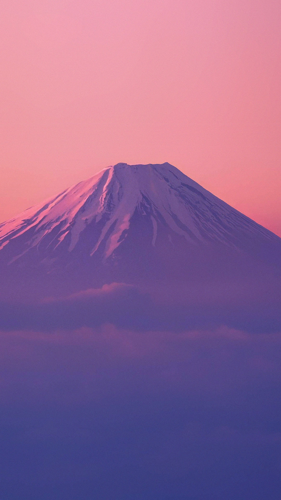 mountain wallpaper for android,sky,stratovolcano,violet,purple,extinct volcano