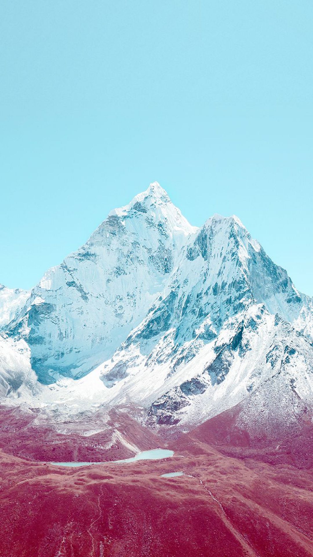 fond d'écran de montagne pour android,montagne,chaîne de montagnes,paysage naturel,la glace,glacier