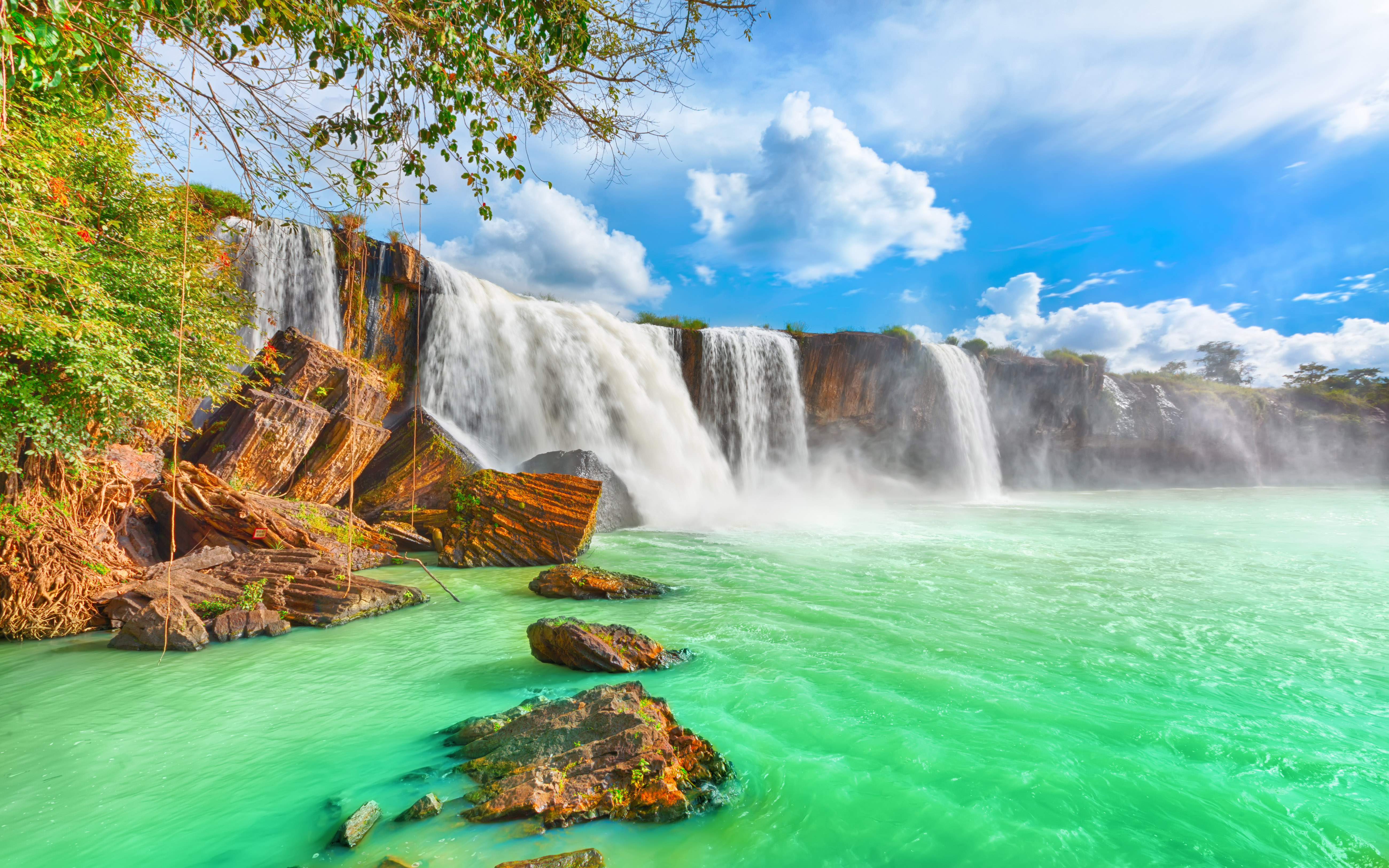 schöne wasserfall tapete,wasserfall,gewässer,wasservorräte,natürliche landschaft,natur