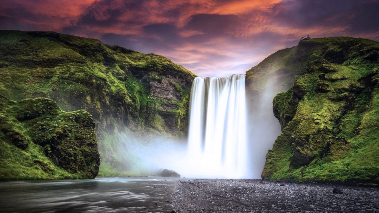 bella carta da parati a cascata,cascata,corpo d'acqua,paesaggio naturale,natura,risorse idriche