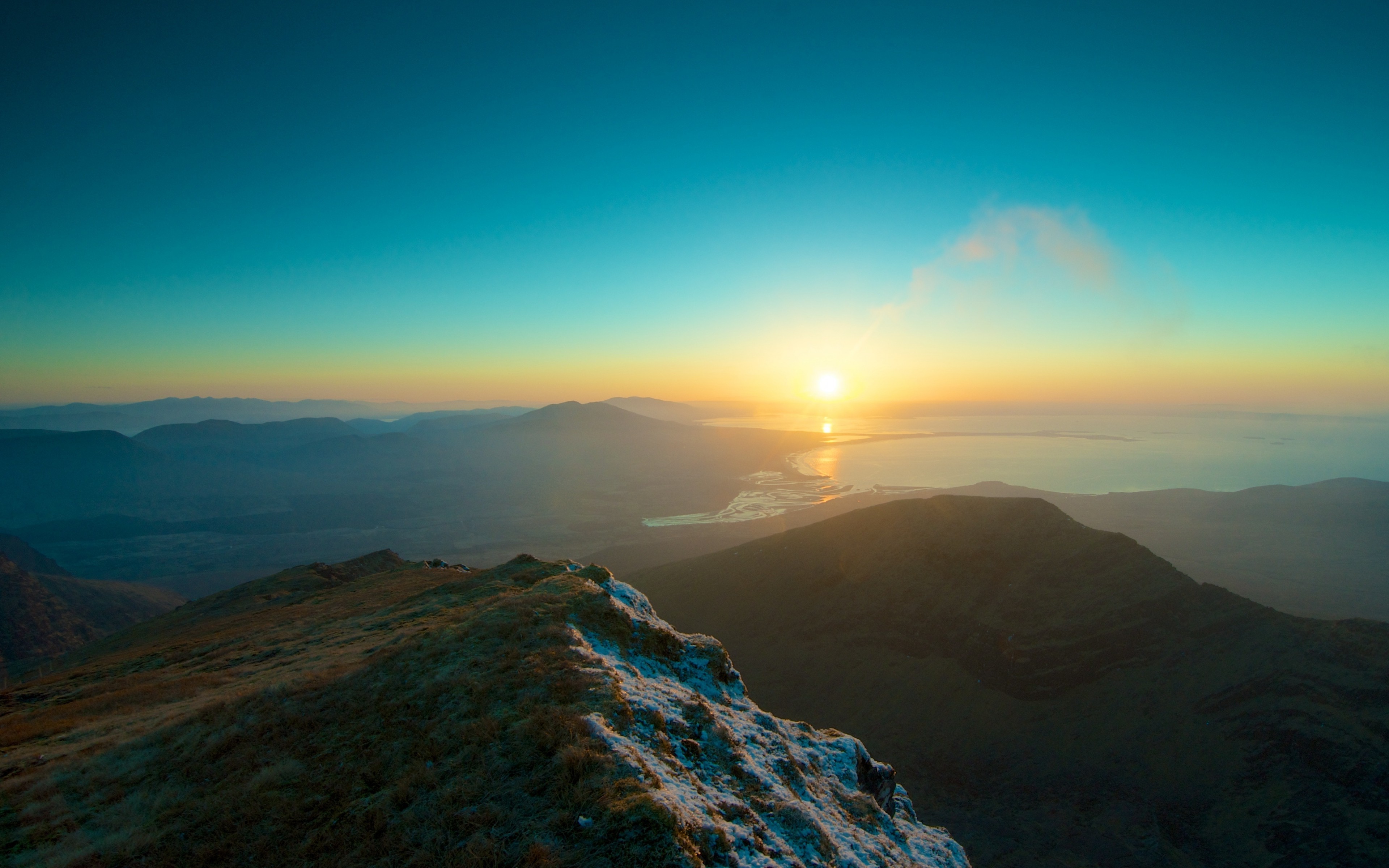 horizon wallpaper hd,mountainous landforms,sky,mountain,horizon,ridge