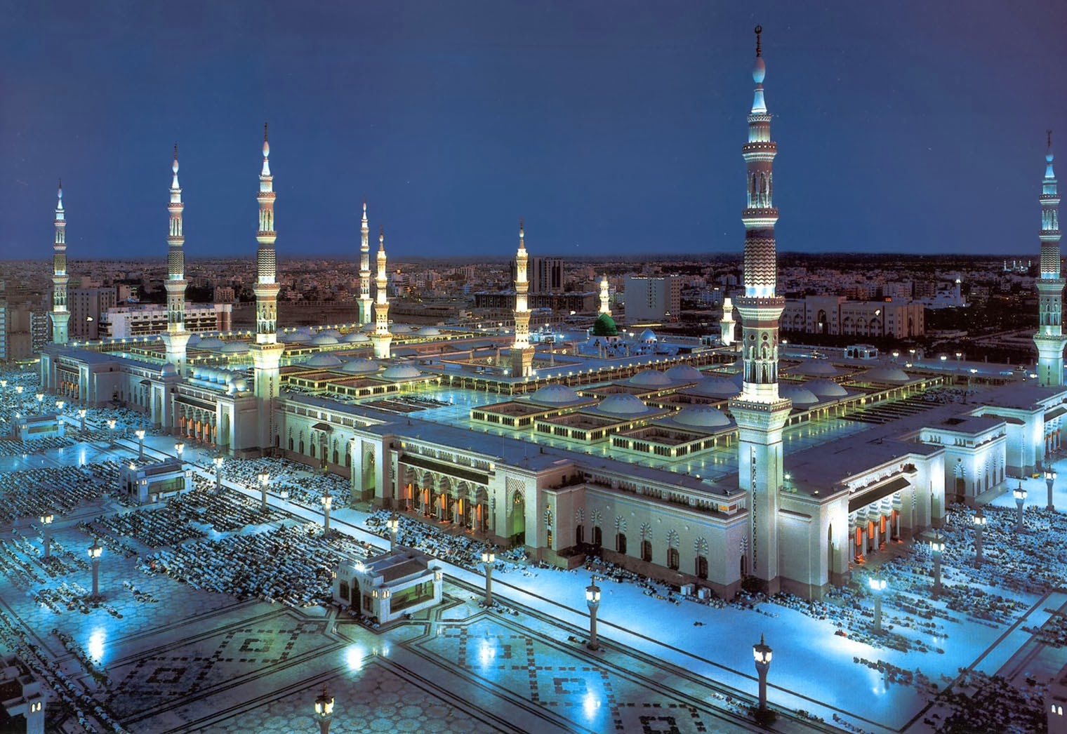 masjid nabawi wallpaper,city,mecca,landmark,human settlement,mosque