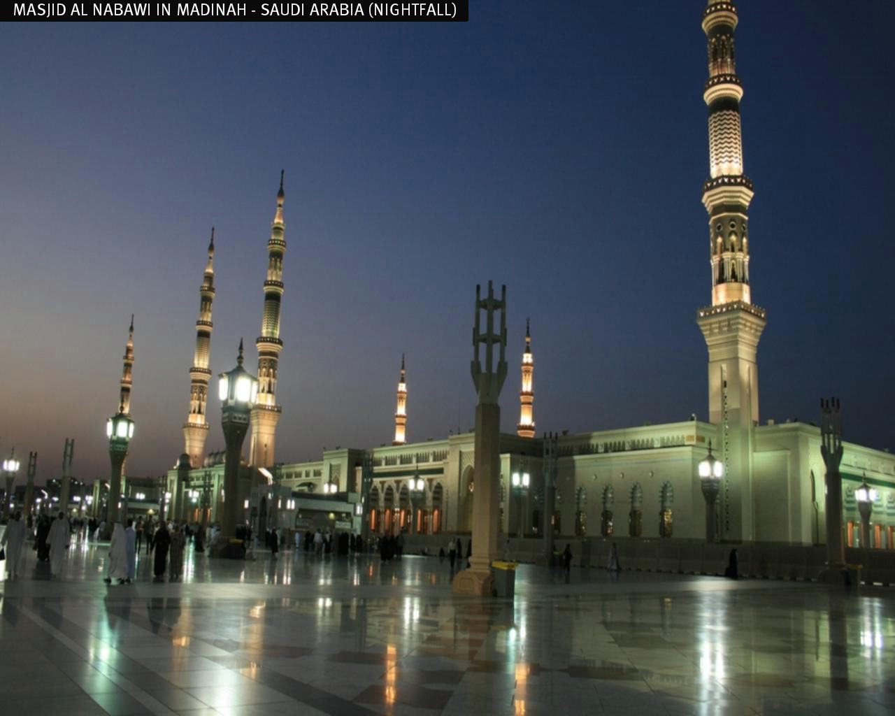fond d'écran masjid nabawi,ville,mosquée,bâtiment,lieu de culte,nuit