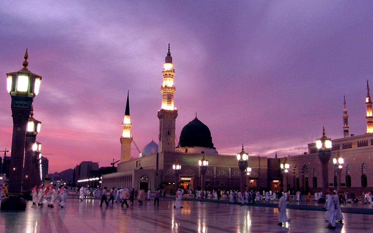 masjid nabawi fondo de pantalla,ciudad,mezquita,edificio,pueblo,encendiendo