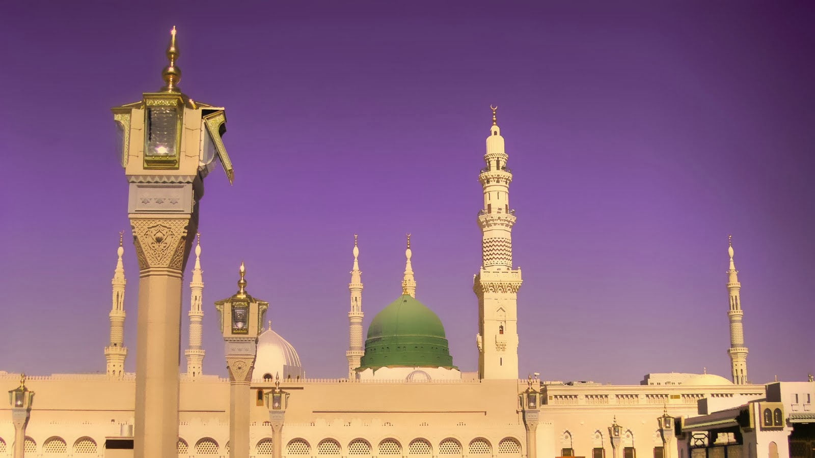 masjid nabawi wallpaper,landmark,mosque,place of worship,khanqah,spire