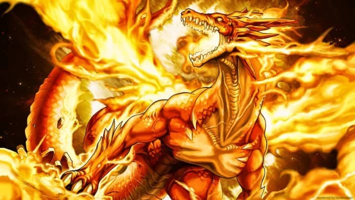 wallpaper naga emas,dragon,cg artwork,fictional character,mythology,mythical creature