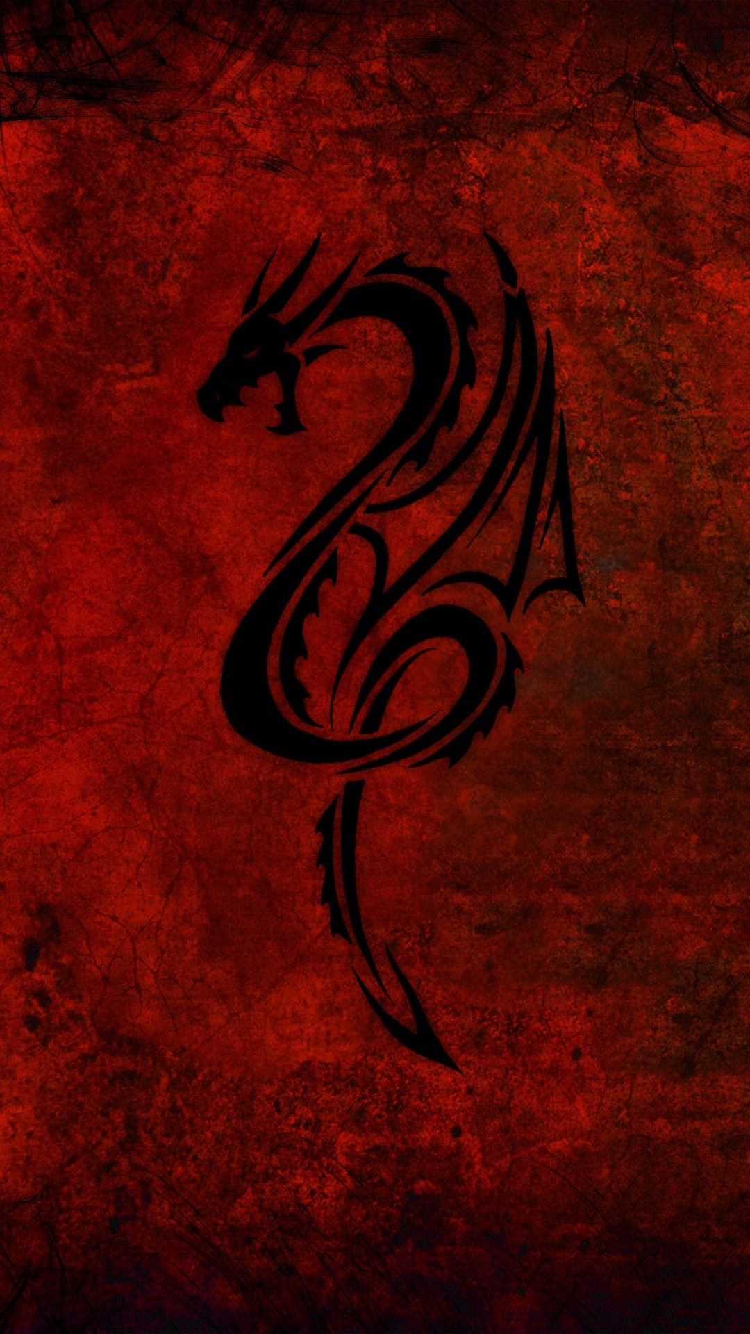 赤いドラゴンの壁紙,赤,ドラゴン,図,架空の人物,アート