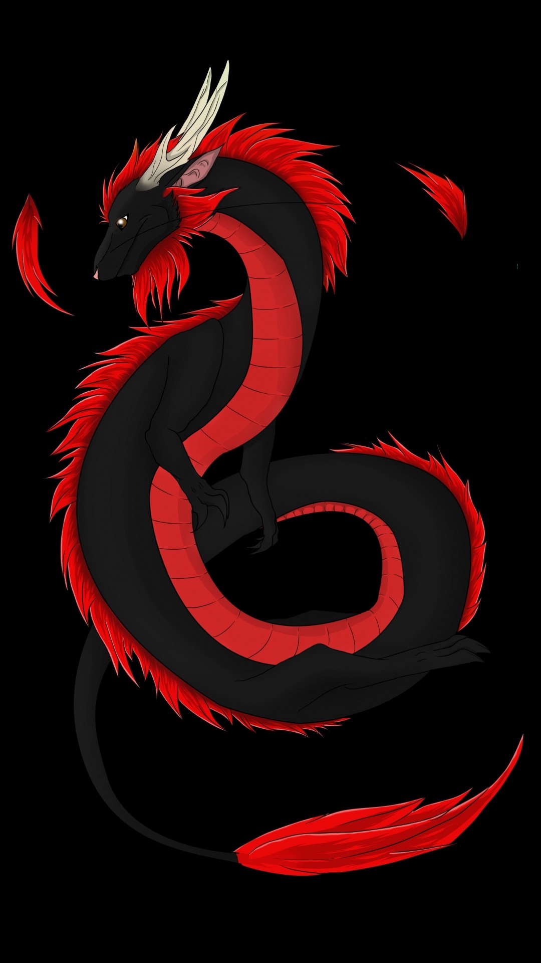 red dragon wallpaper,dragon,red,illustration,fictional character,clip art