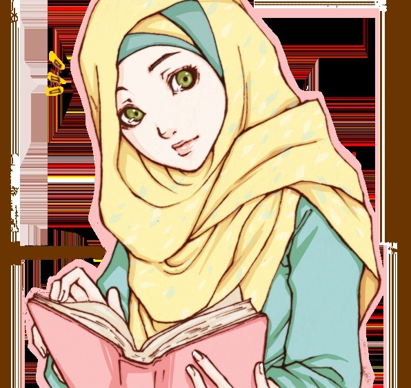 anime muslimah fondo de pantalla,dibujos animados,ilustración,anime,personaje de ficción,arte