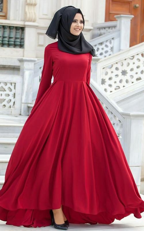 muslim live wallpaper,clothing,dress,red,gown,a line