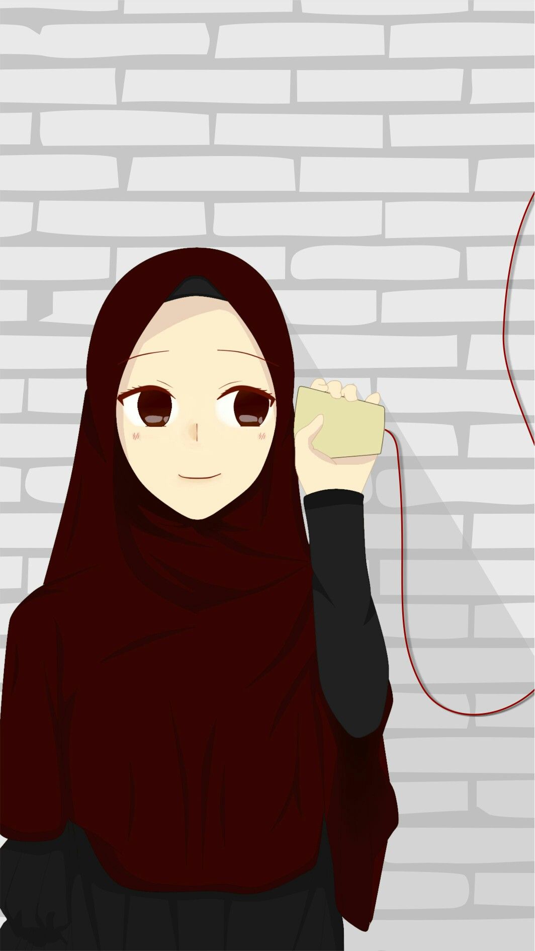 muslim couple wallpaper,cartoon,illustration,fictional character,anime,animation