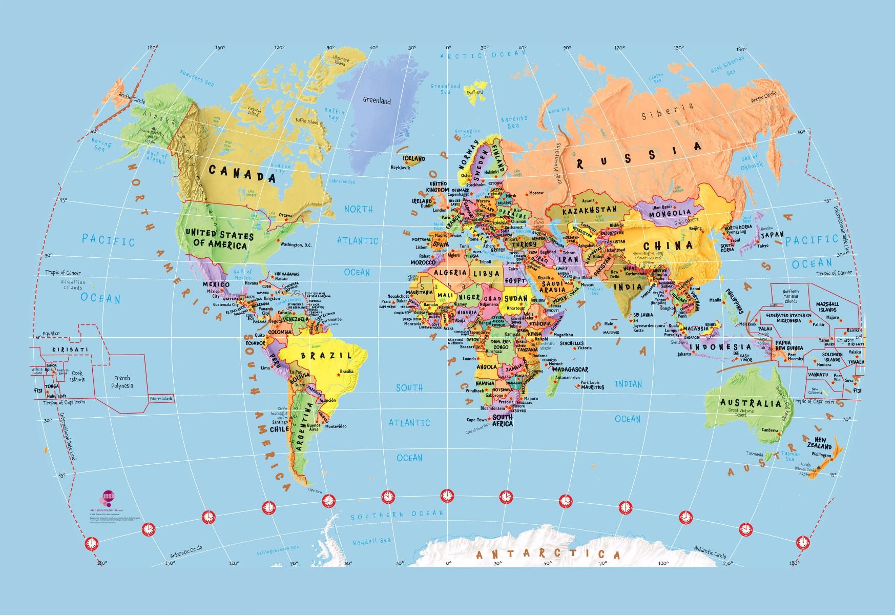 carta da parati mappa per bambini,carta geografica,atlante,mondo